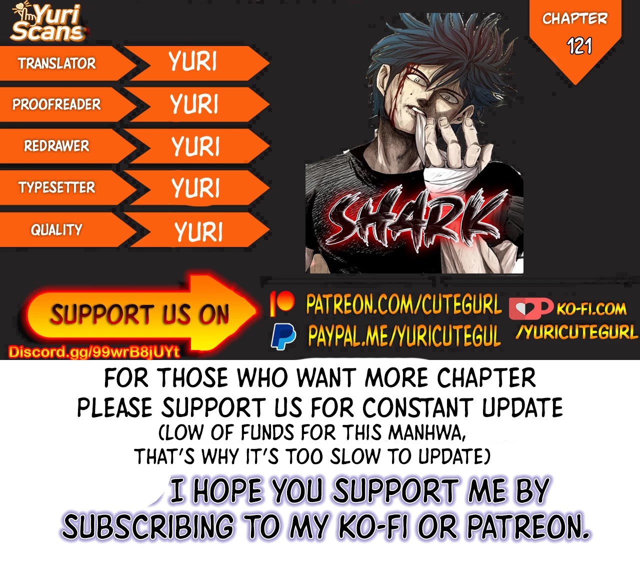 Shark Chapter 121 page 1 - Chapter 121