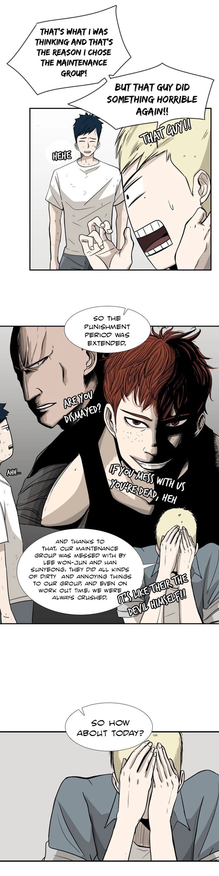 Shark Chapter 18 page 34 - Chapter 18: He's coming out Today