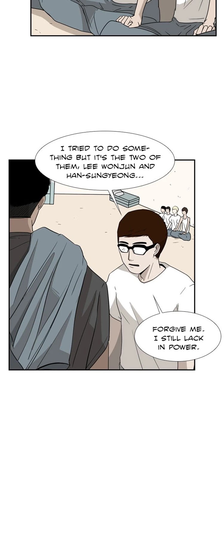 Shark Chapter 20 page 10 - Chapter 20: Do you refer this as sitting down?