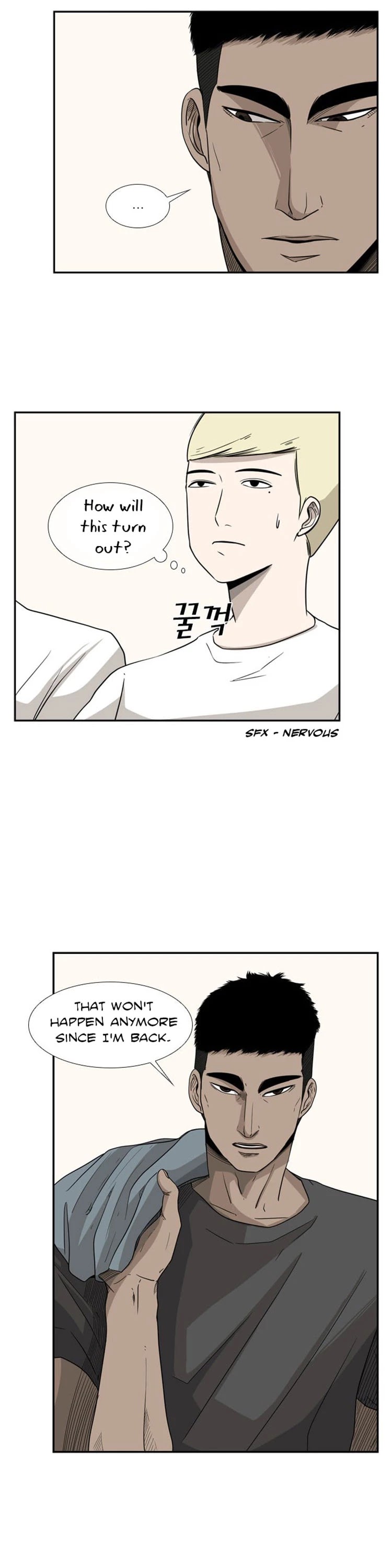 Shark Chapter 20 page 11 - Chapter 20: Do you refer this as sitting down?