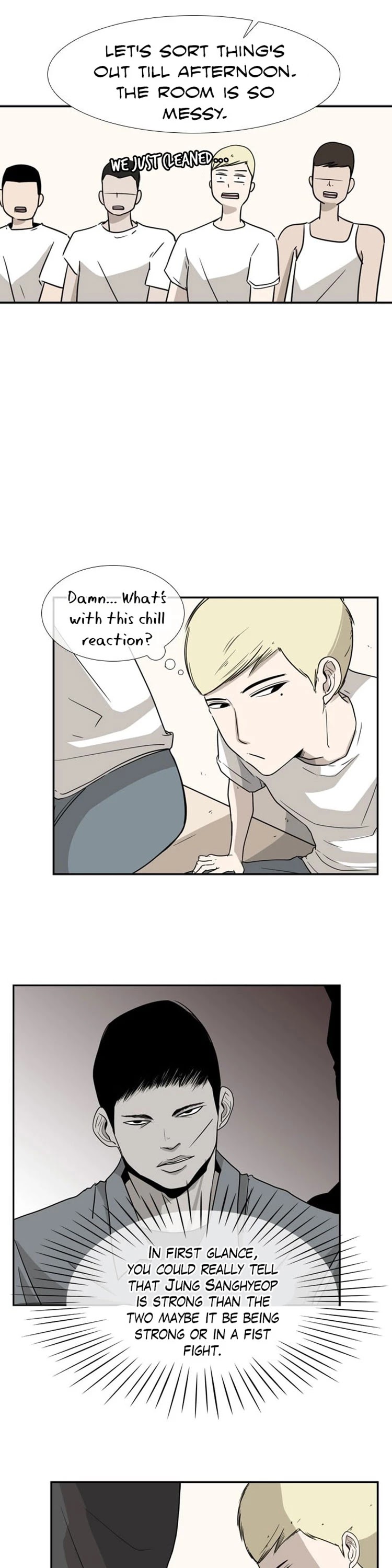Shark Chapter 20 page 12 - Chapter 20: Do you refer this as sitting down?