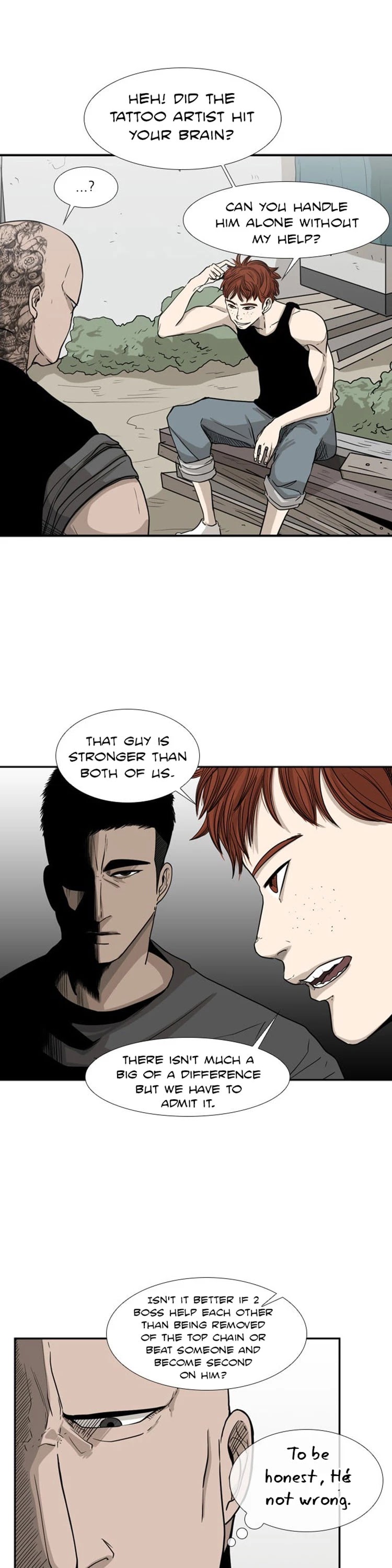 Shark Chapter 20 page 4 - Chapter 20: Do you refer this as sitting down?