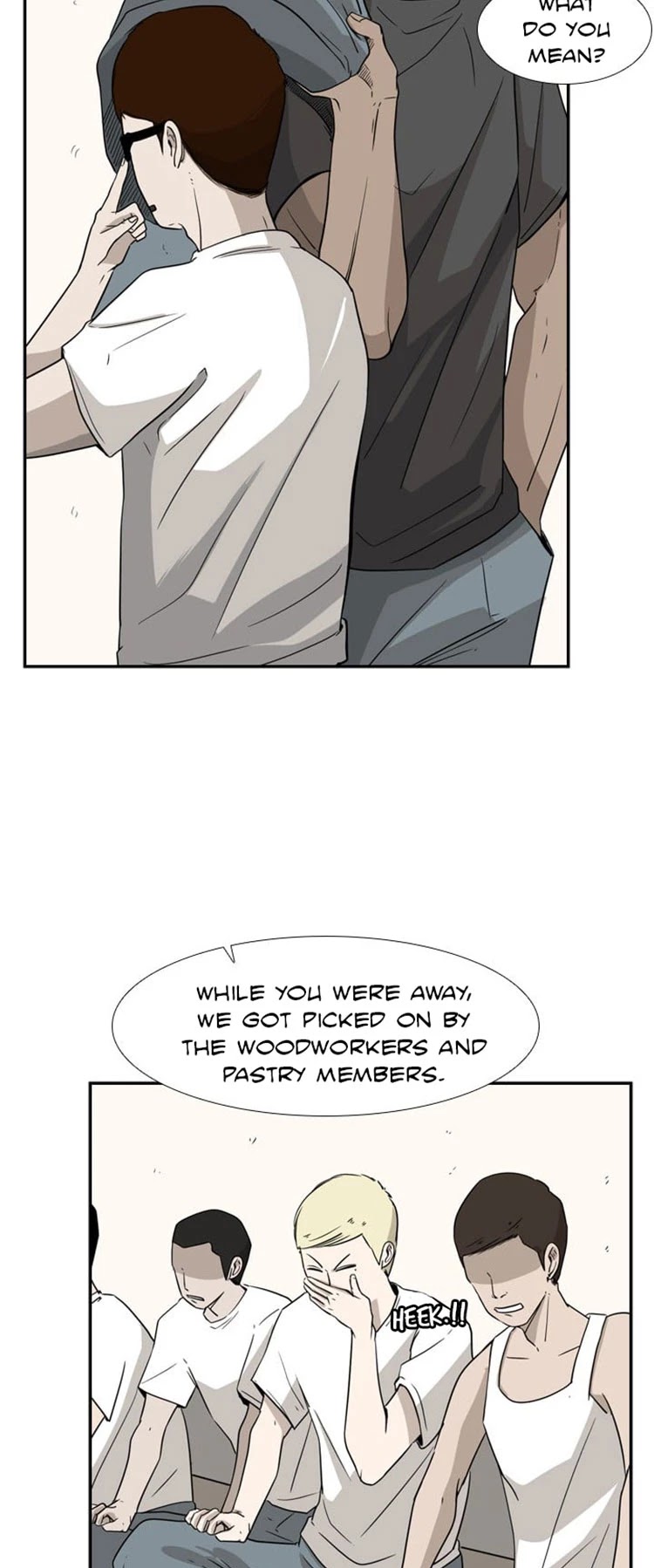 Shark Chapter 20 page 9 - Chapter 20: Do you refer this as sitting down?
