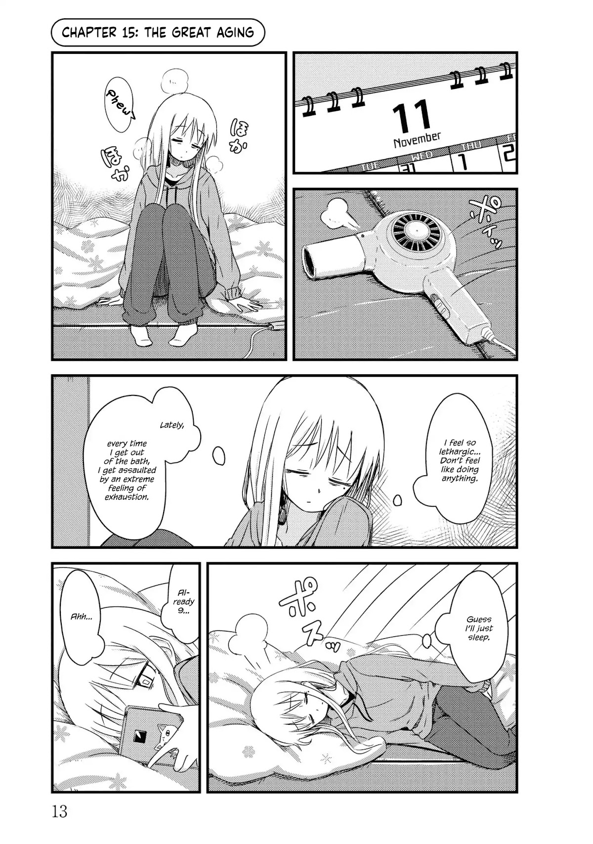 She Doesn't Know Why She Lives Chapter 15 page 1 - Chapter 15: The Great Aging