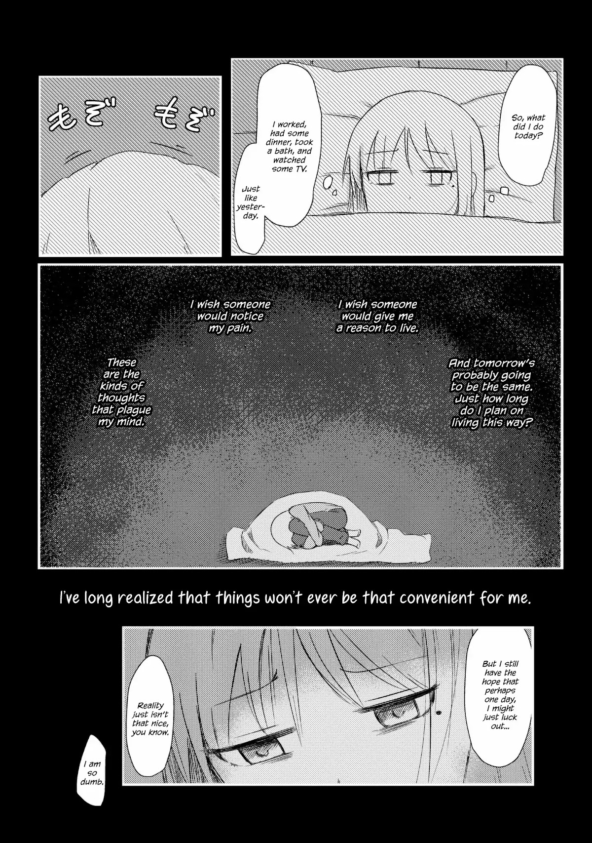 She Doesn't Know Why She Lives Chapter 2 page 2 - Chapter 2: Unending Zero-Based Thinking