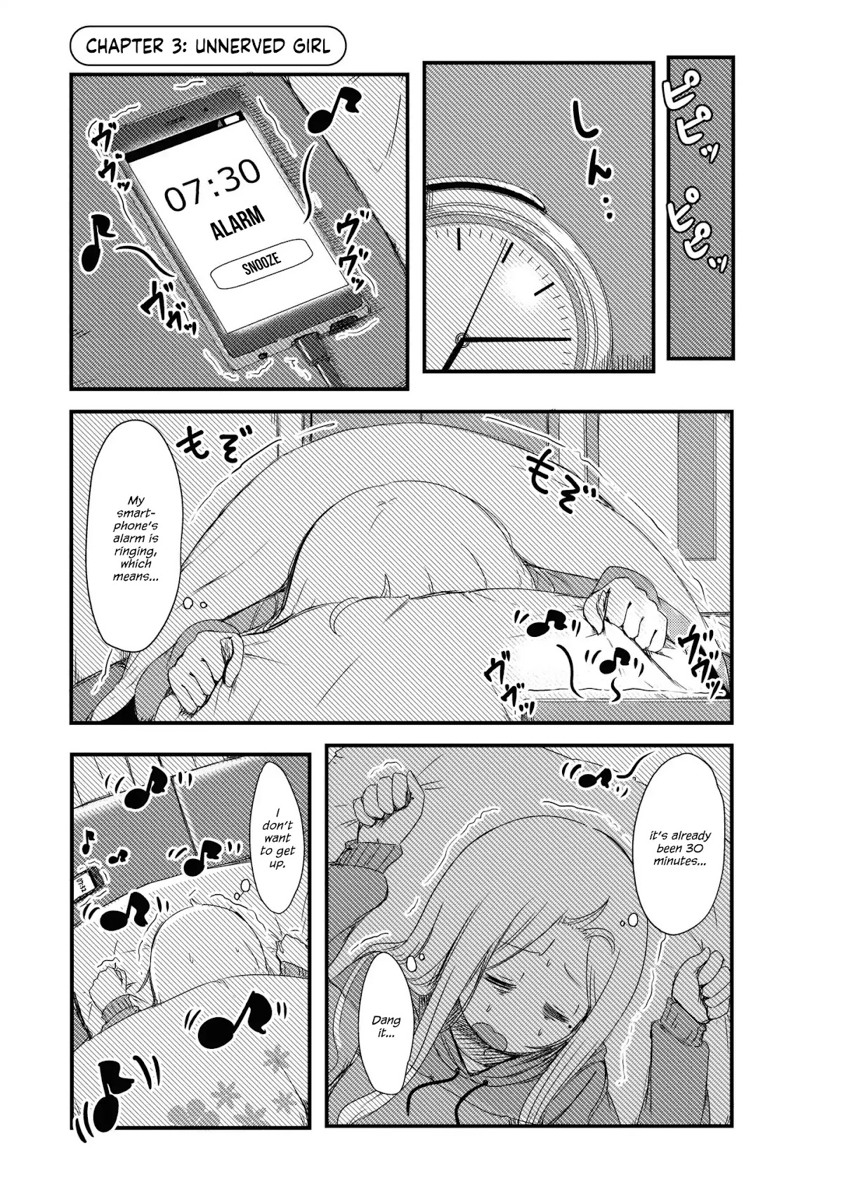 She Doesn't Know Why She Lives Chapter 3 page 1 - Chapter 3: Unnerved Girl