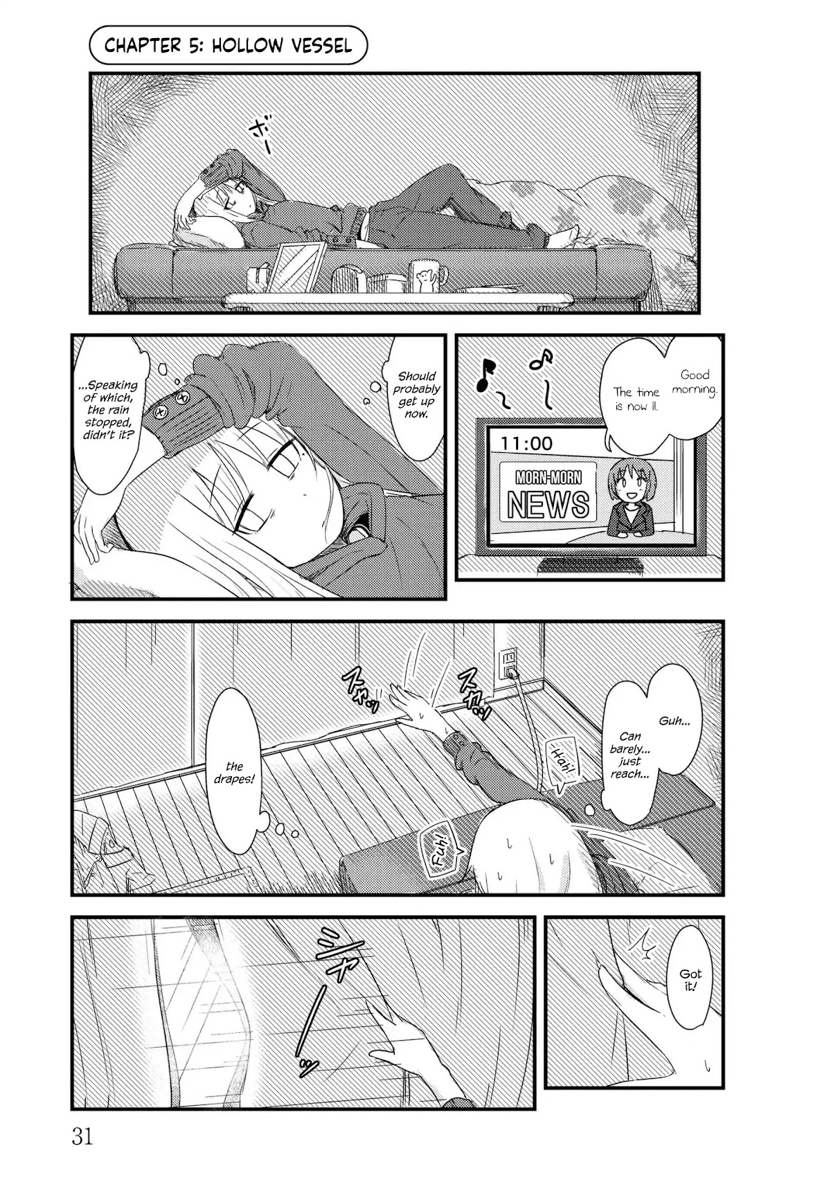 She Doesn't Know Why She Lives Chapter 5 page 1 - Chapter 5: Hollow Vessel