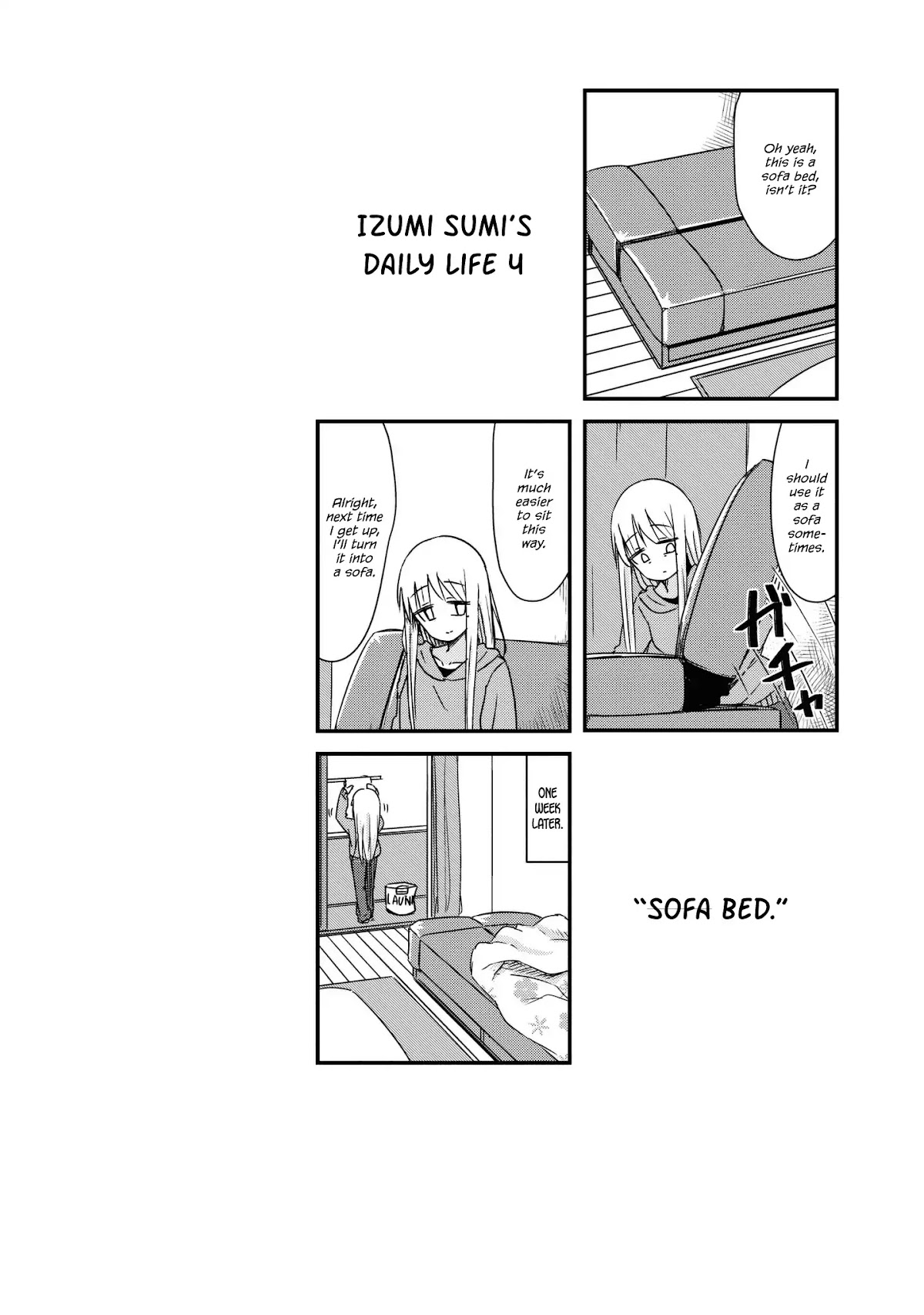 She Doesn't Know Why She Lives Chapter 6 page 10 - Chapter 6: Laundry On Day 8