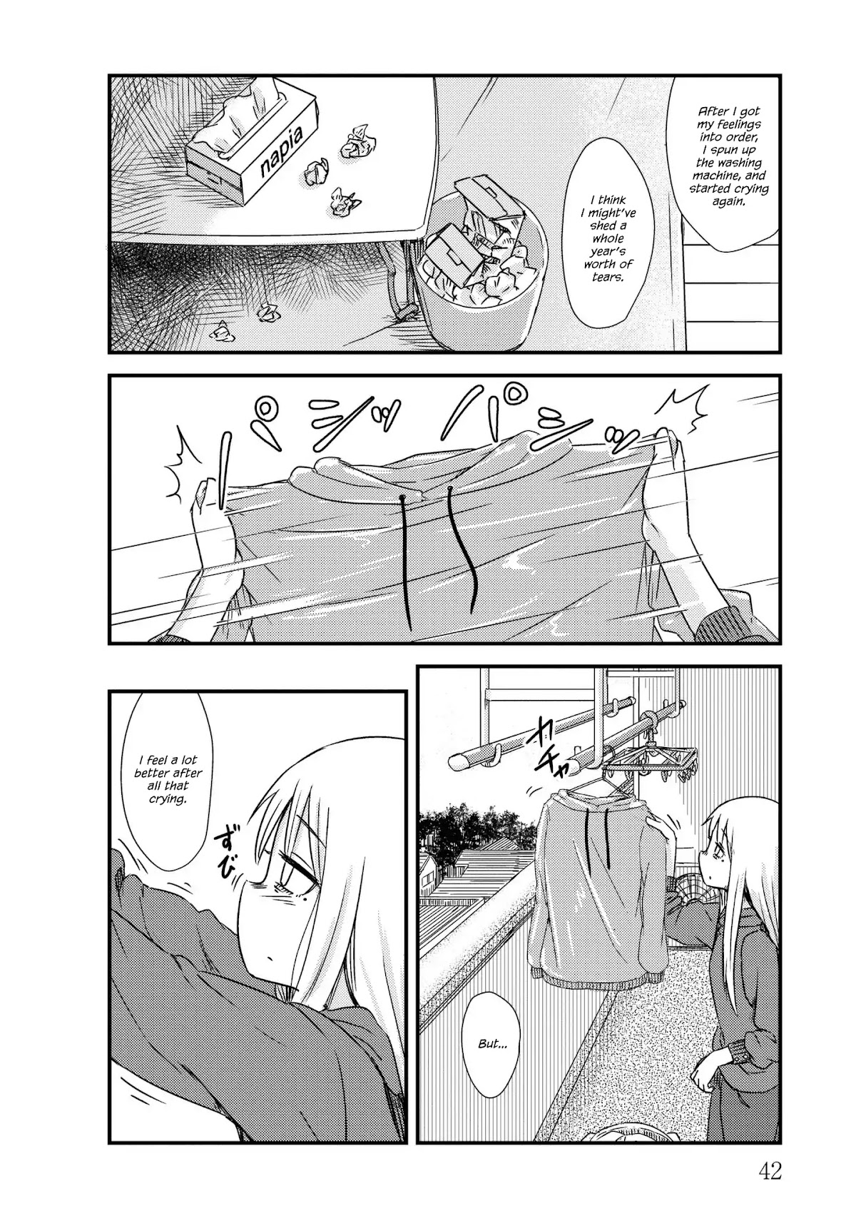 She Doesn't Know Why She Lives Chapter 6 page 2 - Chapter 6: Laundry On Day 8