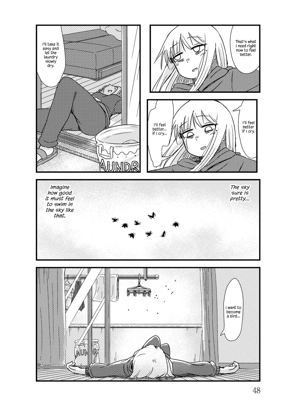 She Doesn't Know Why She Lives Chapter 6 page 8 - Chapter 6: Laundry On Day 8