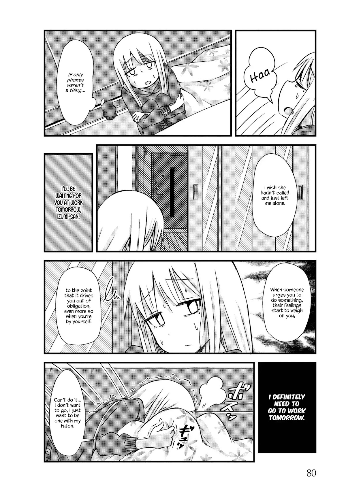 She Doesn't Know Why She Lives Chapter 9 page 8 - Chapter 9: I Will See You Tomorrow