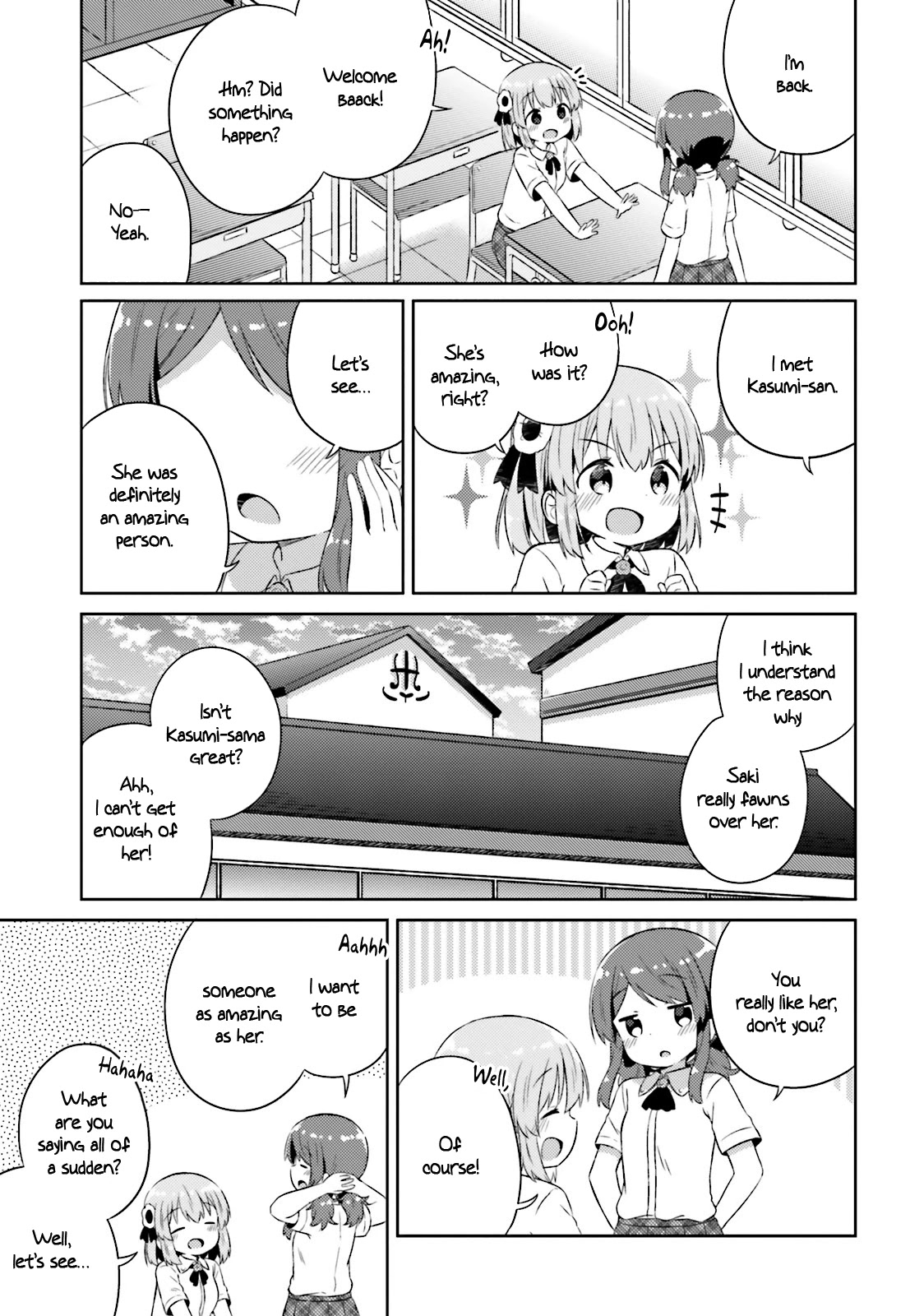 She Gets Girls Everyday. Chapter 18.5 page 8 - Chapter 18.5: Admired by You, Whom I Admire