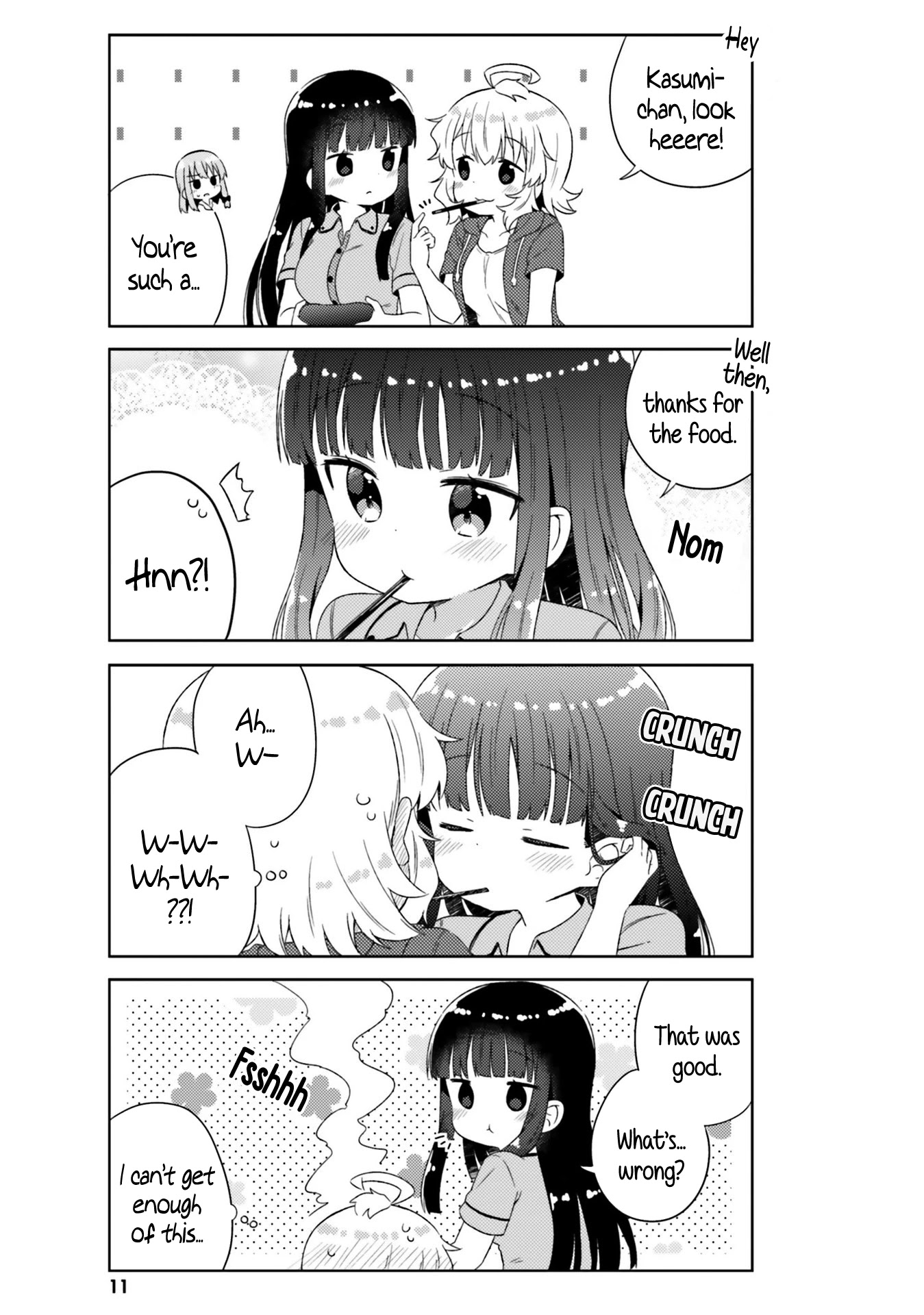 She Gets Girls Everyday. Chapter 19 page 11 - Chapter 19: The Sleepover With Never-Ending Excitement