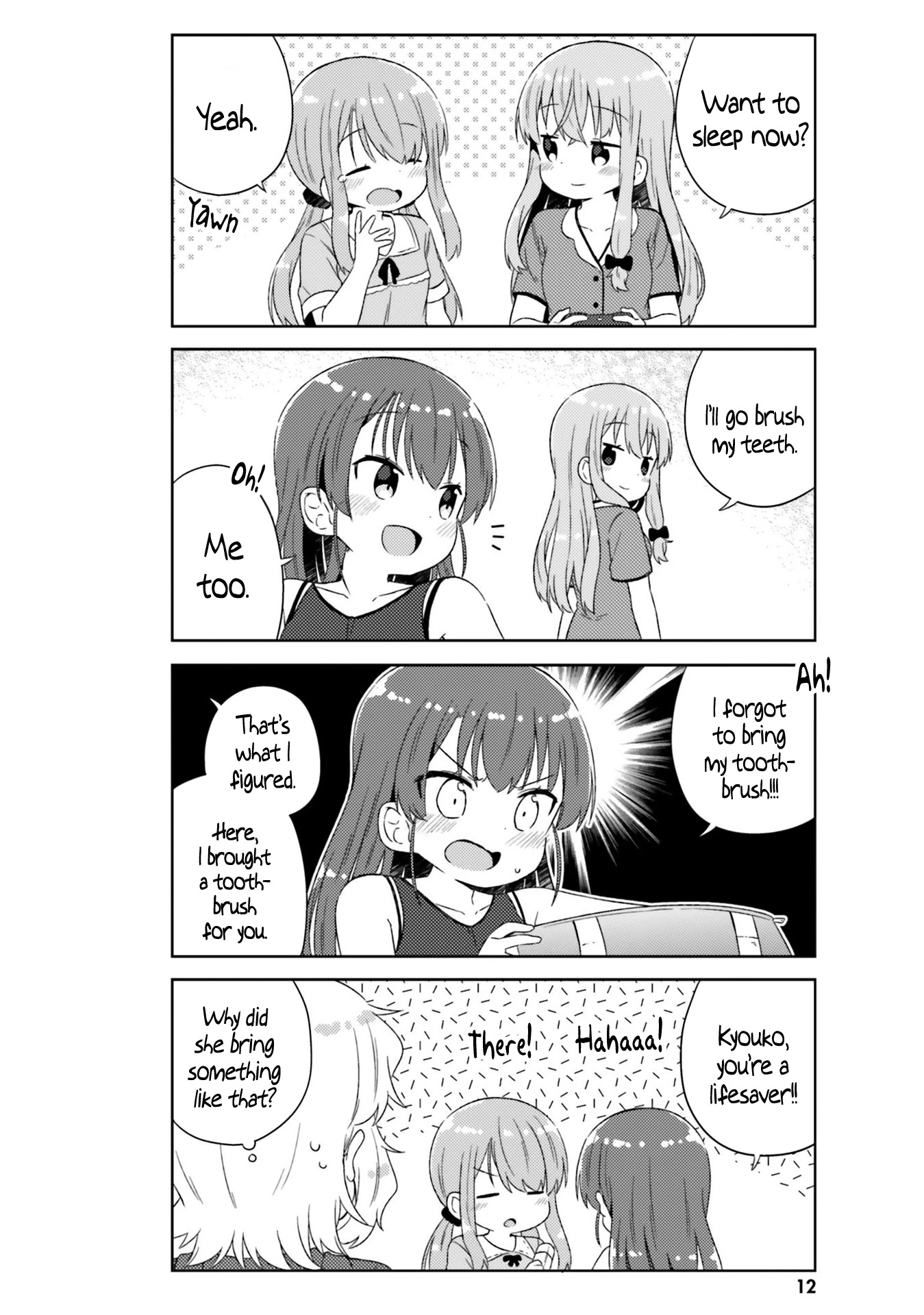 She Gets Girls Everyday. Chapter 19 page 12 - Chapter 19: The Sleepover With Never-Ending Excitement