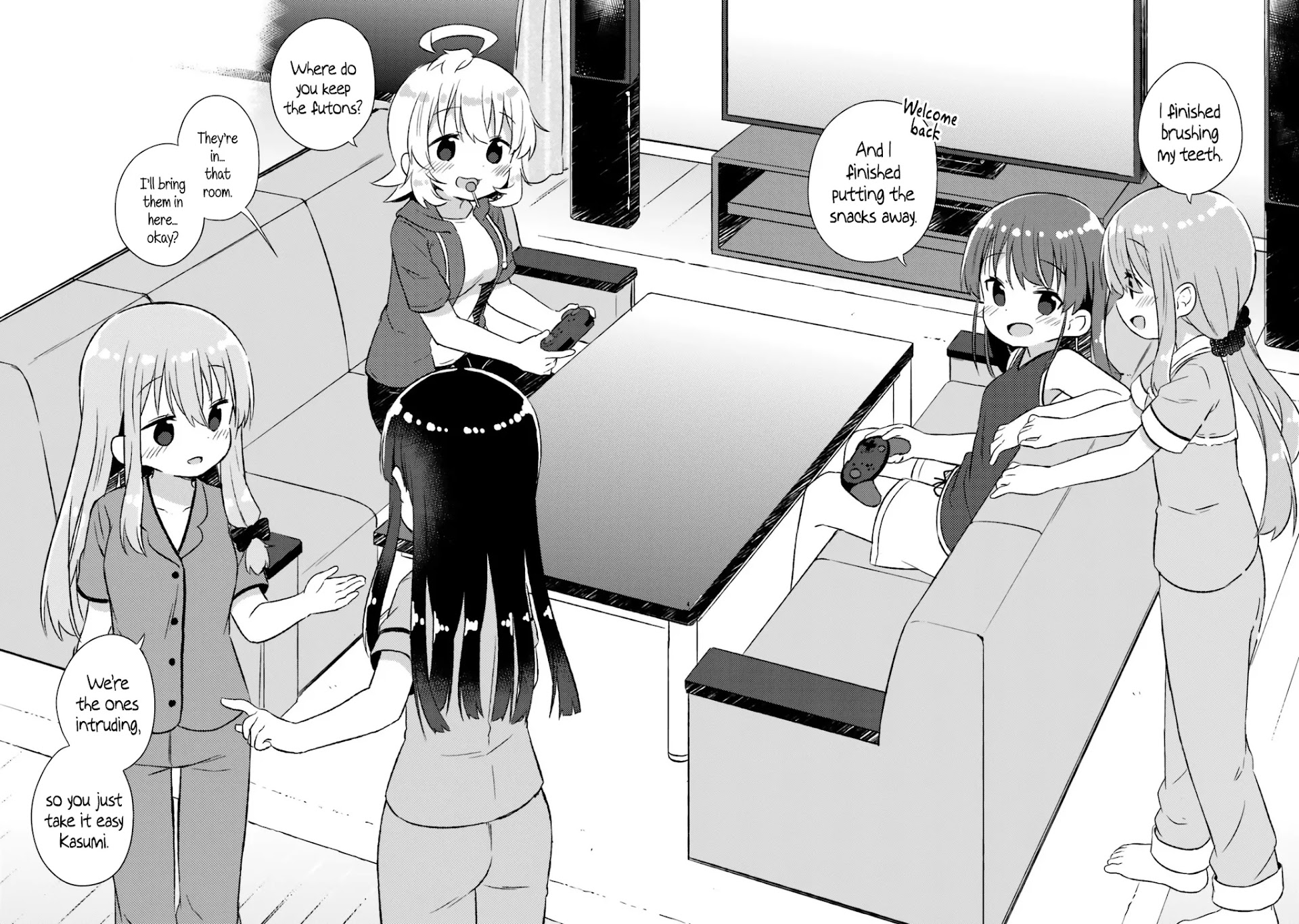 She Gets Girls Everyday. Chapter 19 page 14 - Chapter 19: The Sleepover With Never-Ending Excitement