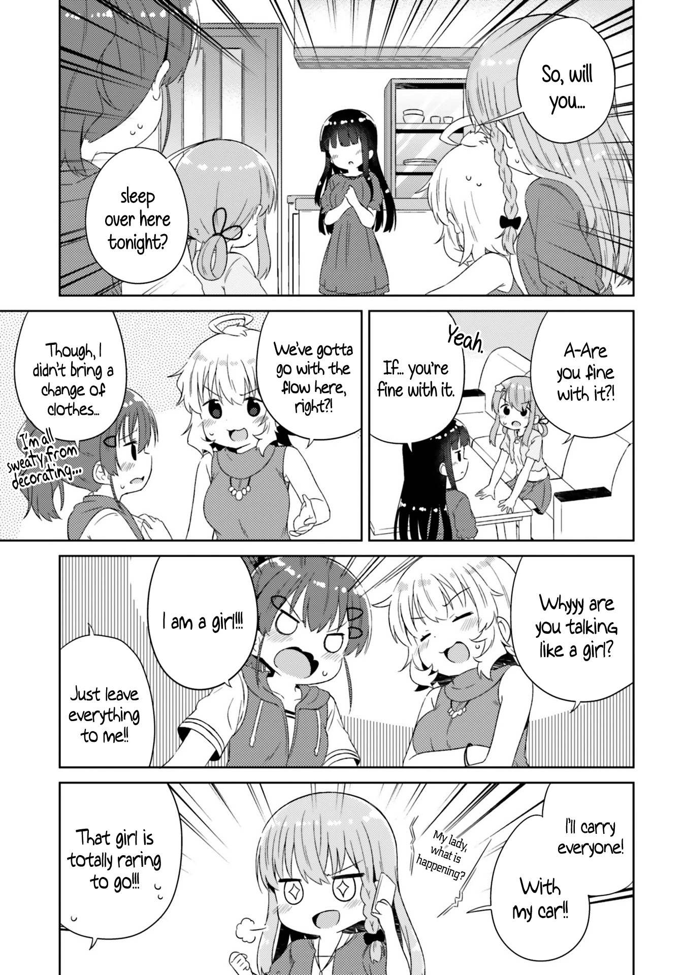 She Gets Girls Everyday. Chapter 19 page 5 - Chapter 19: The Sleepover With Never-Ending Excitement