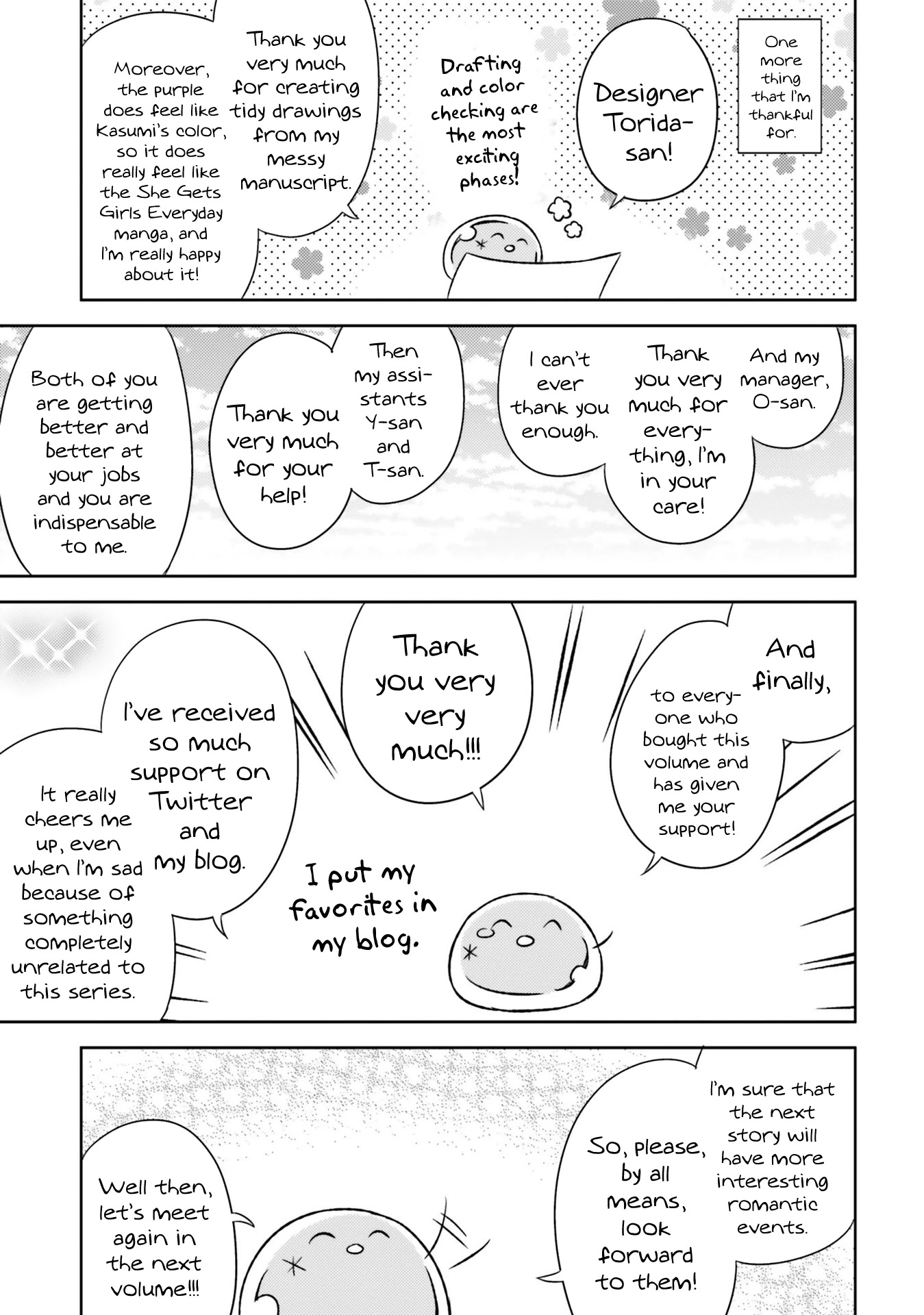 She Gets Girls Everyday. Chapter 24.5 page 5 - Chapter 24.5: Volume 4 Extras