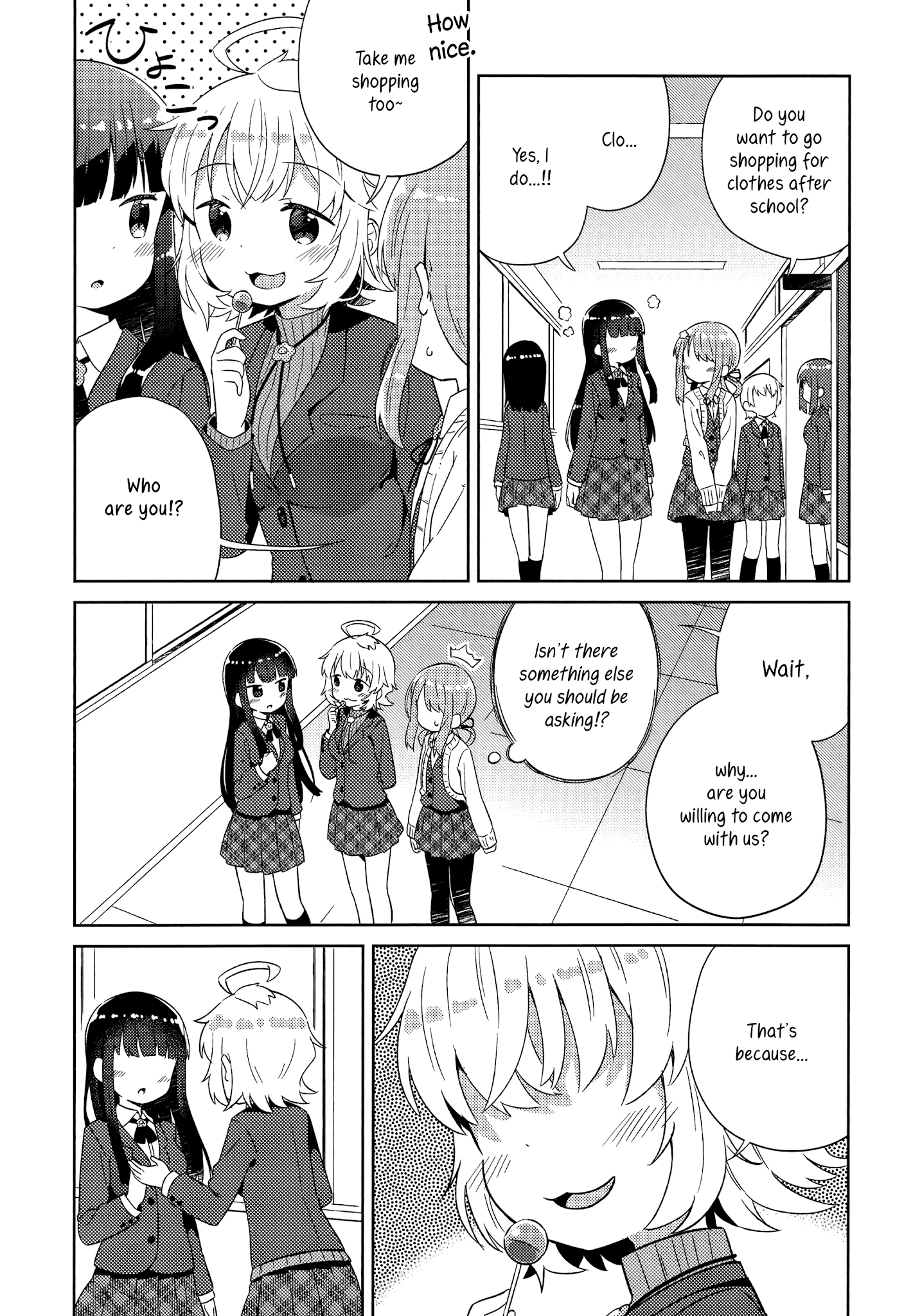 She Gets Girls Everyday. Chapter 3 page 1 - Chapter 3: The Yuri Queen Appears.