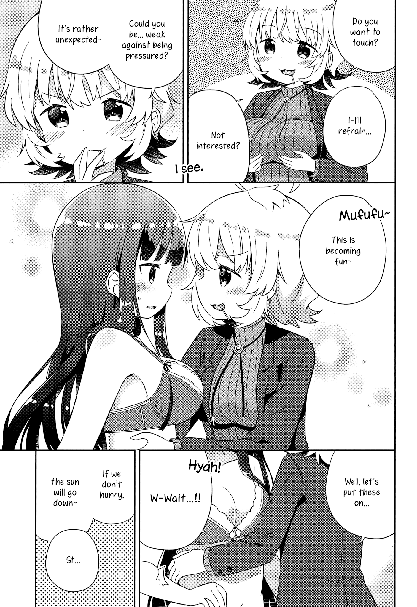 She Gets Girls Everyday. Chapter 3 page 11 - Chapter 3: The Yuri Queen Appears.