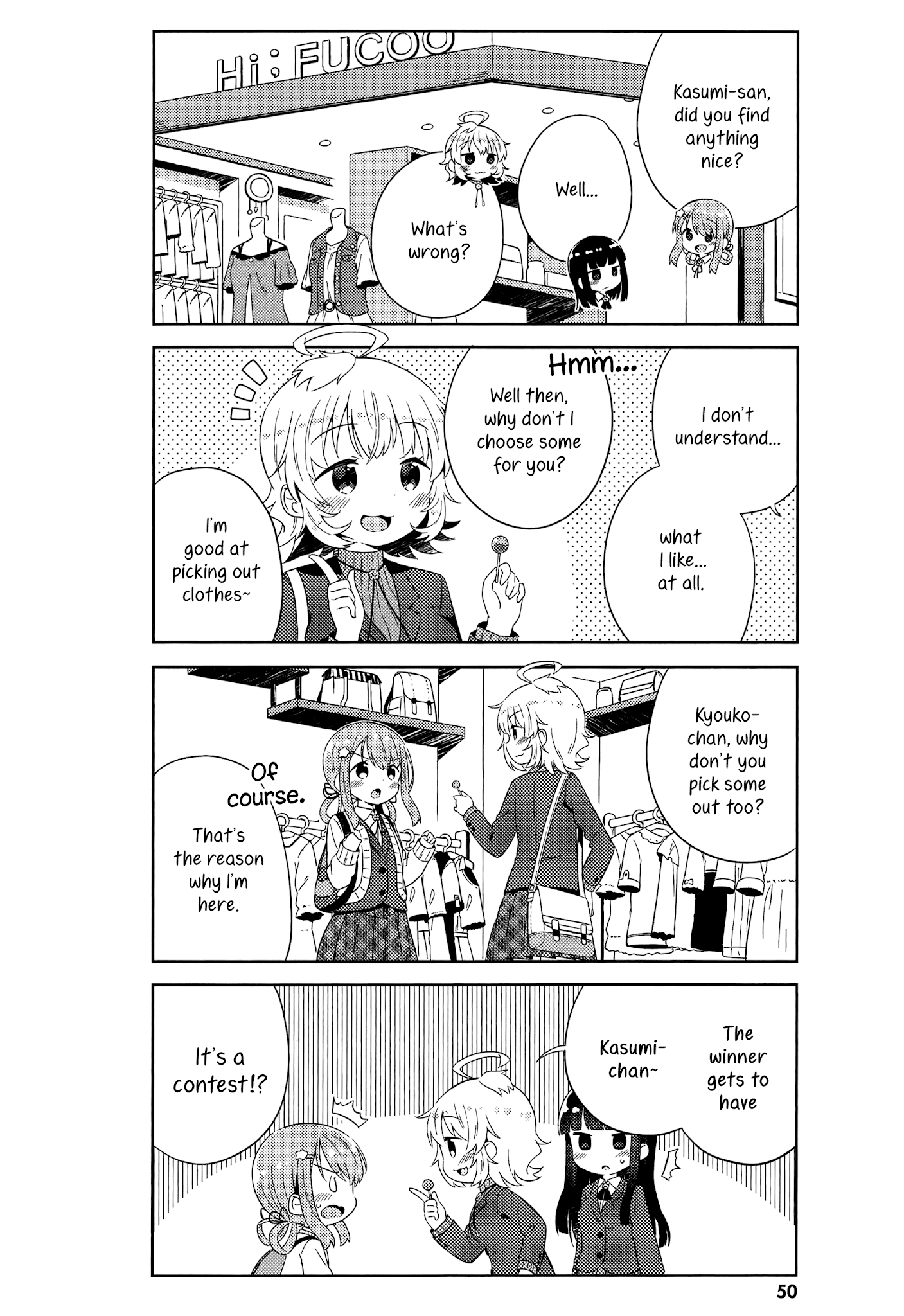 She Gets Girls Everyday. Chapter 3 page 8 - Chapter 3: The Yuri Queen Appears.