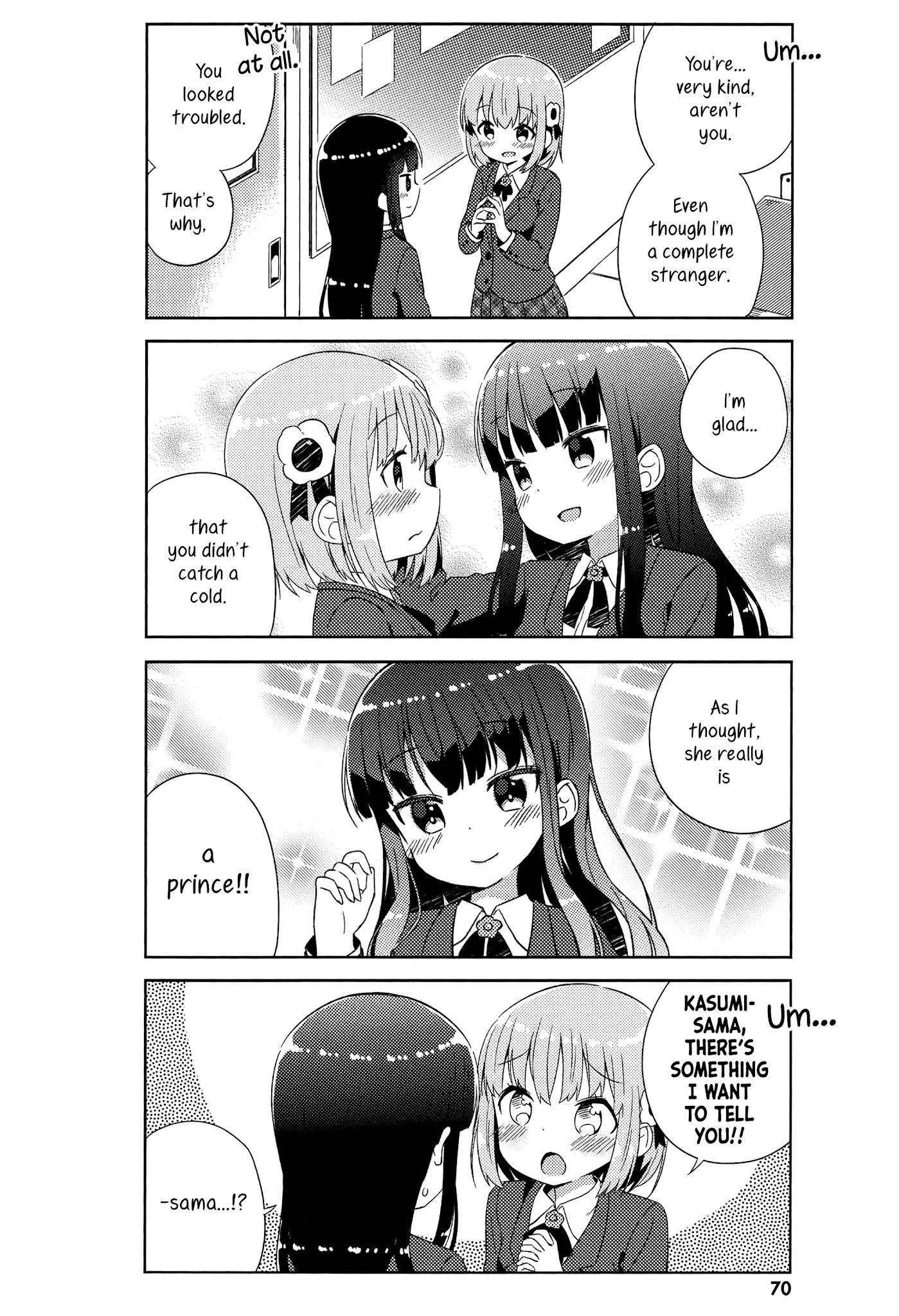 She Gets Girls Everyday. Chapter 4 page 8 - Chapter 4: Rainy Day, Sharing An Umbrella.