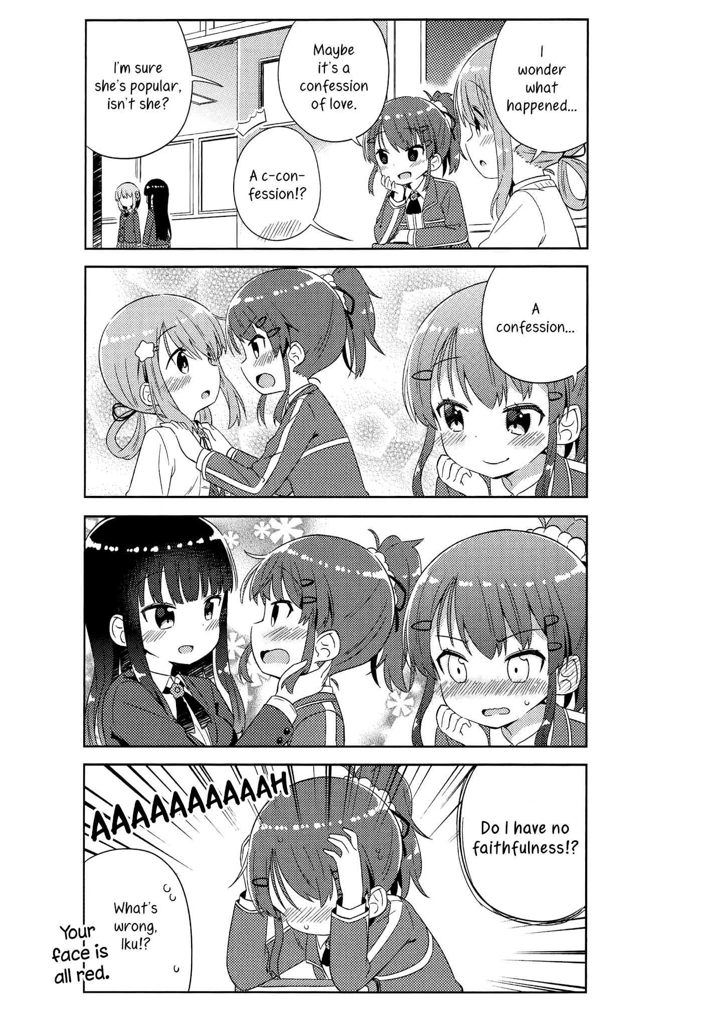 She Gets Girls Everyday. Chapter 4 page 9 - Chapter 4: Rainy Day, Sharing An Umbrella.