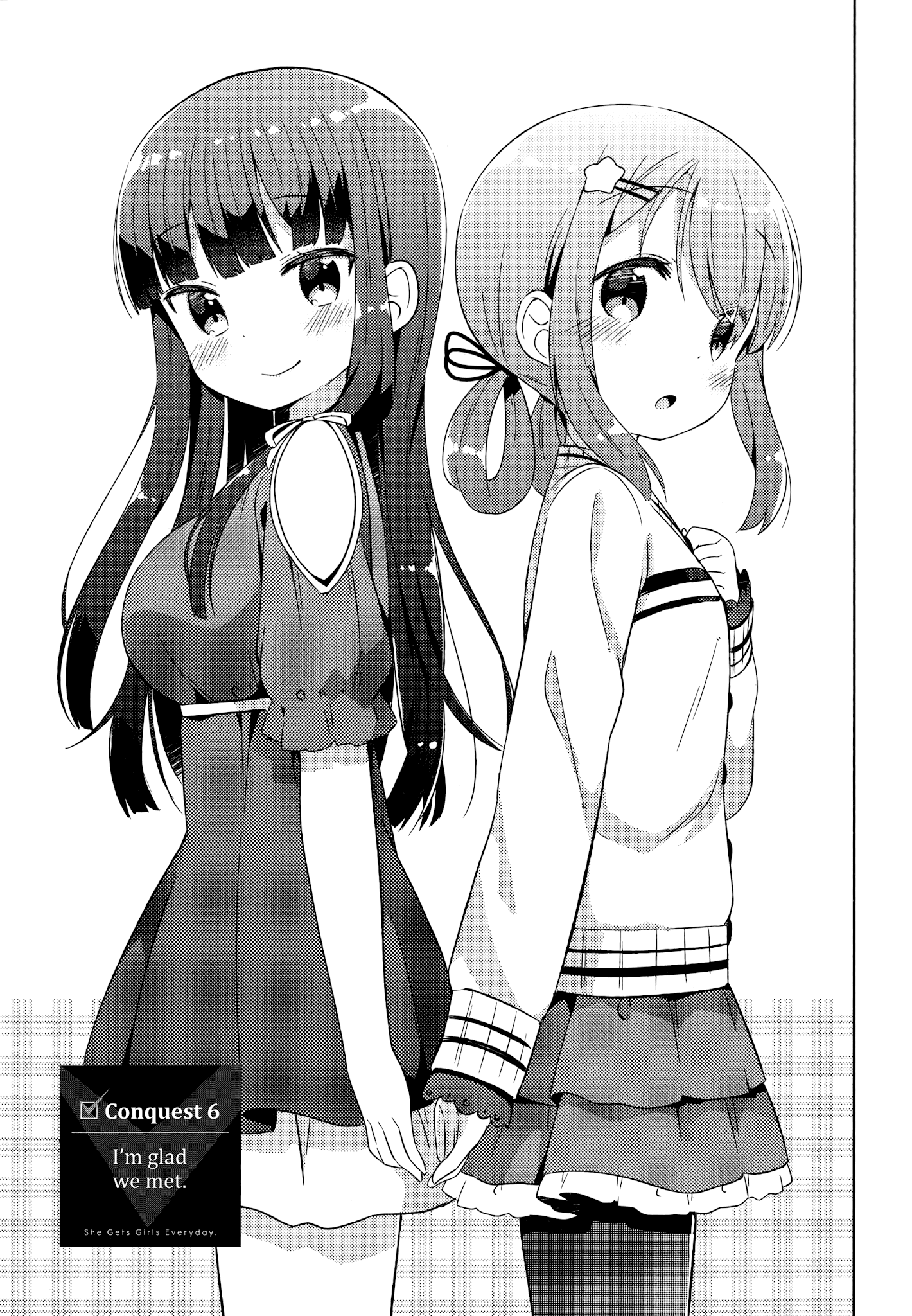 She Gets Girls Everyday. Chapter 6 page 3 - Chapter 6: I'm glad we met.