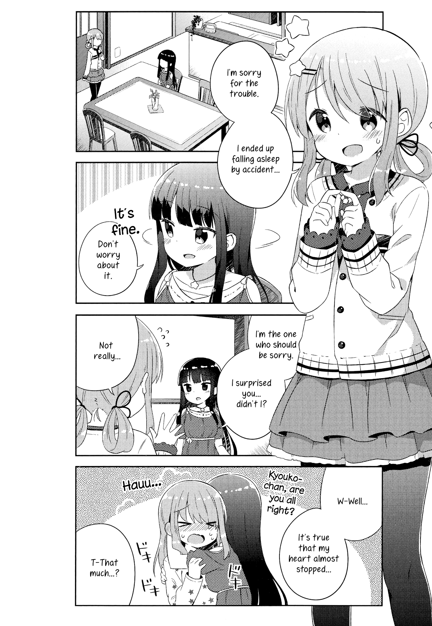 She Gets Girls Everyday. Chapter 6 page 4 - Chapter 6: I'm glad we met.