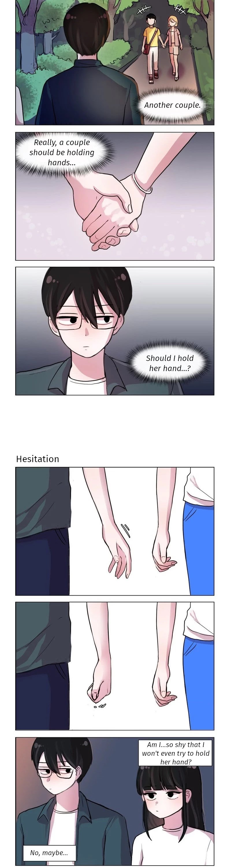 She Hates Me Chapter 34 page 2 - Chapter 34: Holding Hands