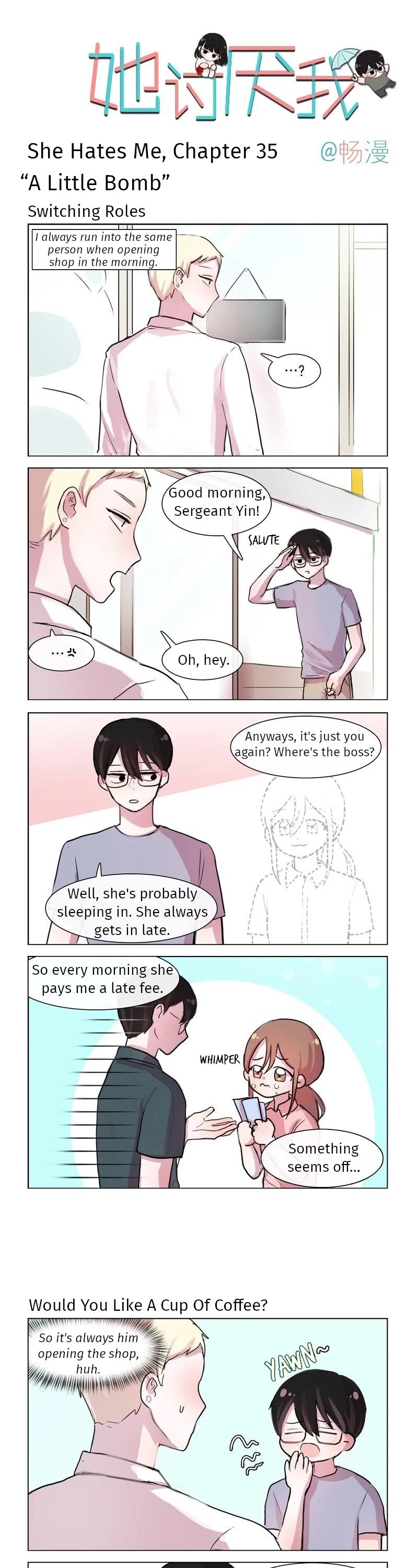 She Hates Me Chapter 35 page 1 - Chapter 35: A Little Bomb