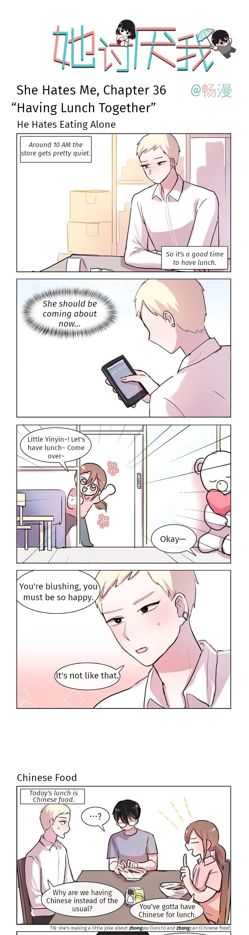 She Hates Me Chapter 36 page 1 - Chapter 36: Having Lunch Together
