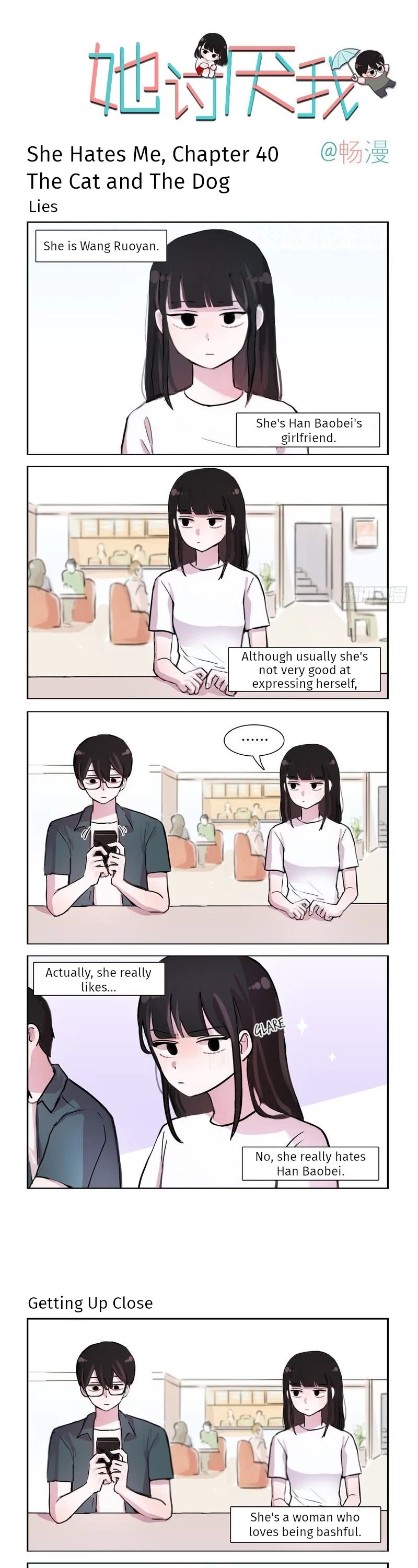 She Hates Me Chapter 40 page 1 - Chapter 40: The Cat and The Dog
