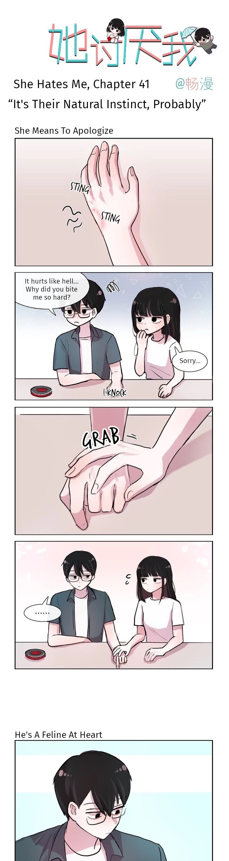 She Hates Me Chapter 41 page 1 - Chapter 41: It's Their Natural Instinct, Probably