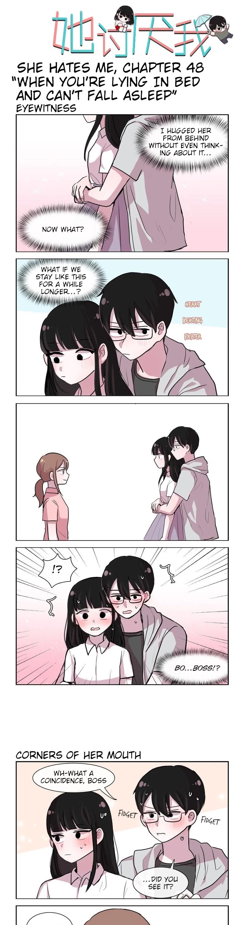 She Hates Me Chapter 48 page 1 - Chapter 48: When You're Lying In Bed And Can't Fall Asleep