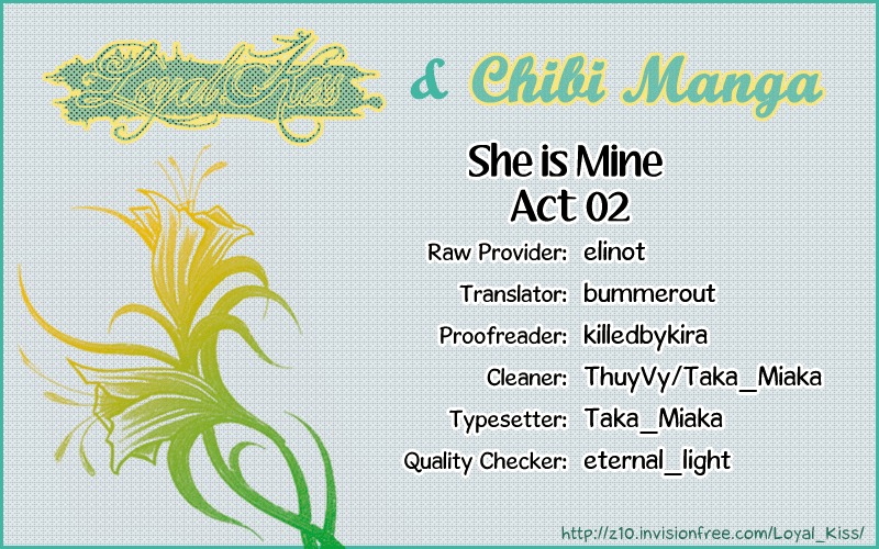 She is Mine Chapter 2 page 1 - Chapter 2