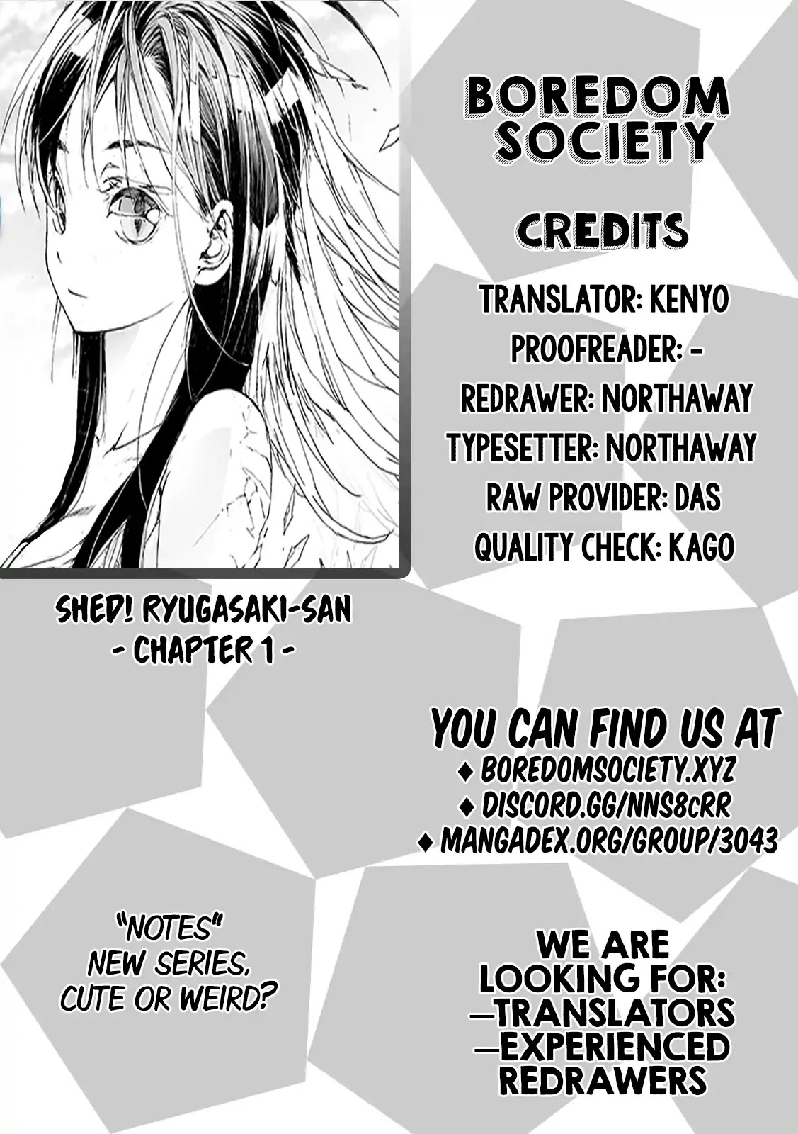 Shed! Ryugasaki-San Chapter 1 page 5 - Chapter 1