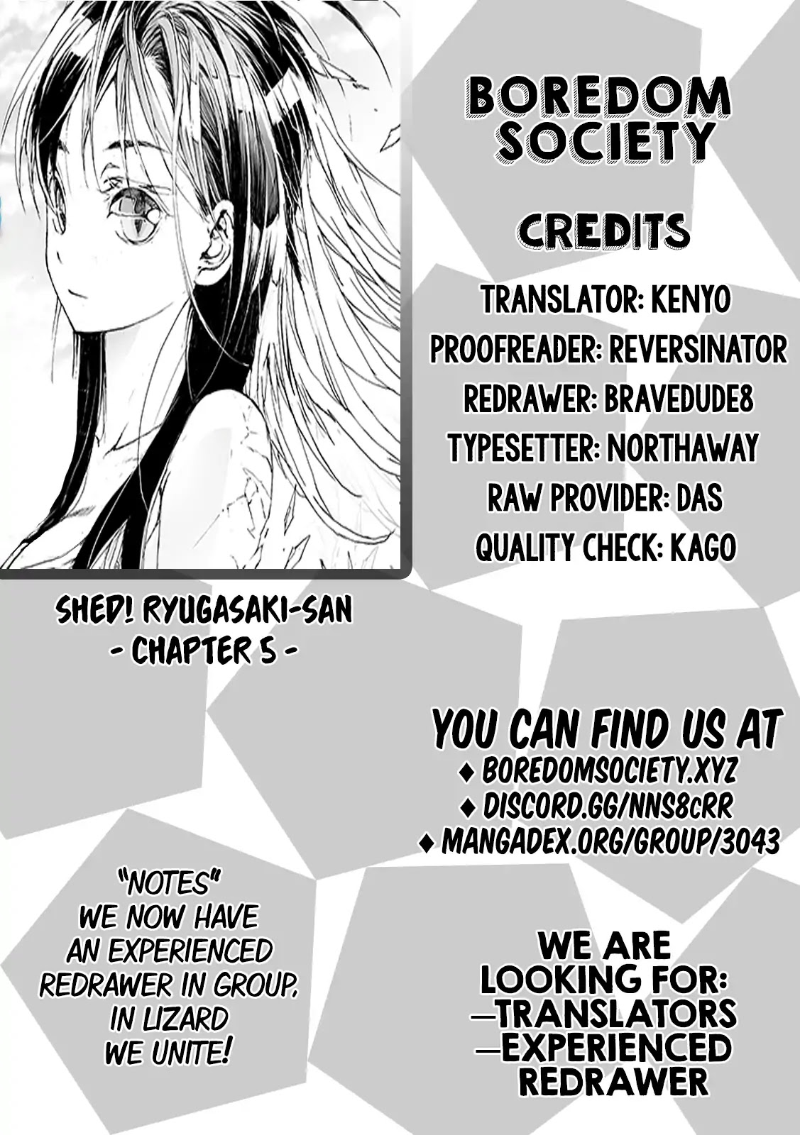 Shed! Ryugasaki-San Chapter 5 page 9 - Chapter 5