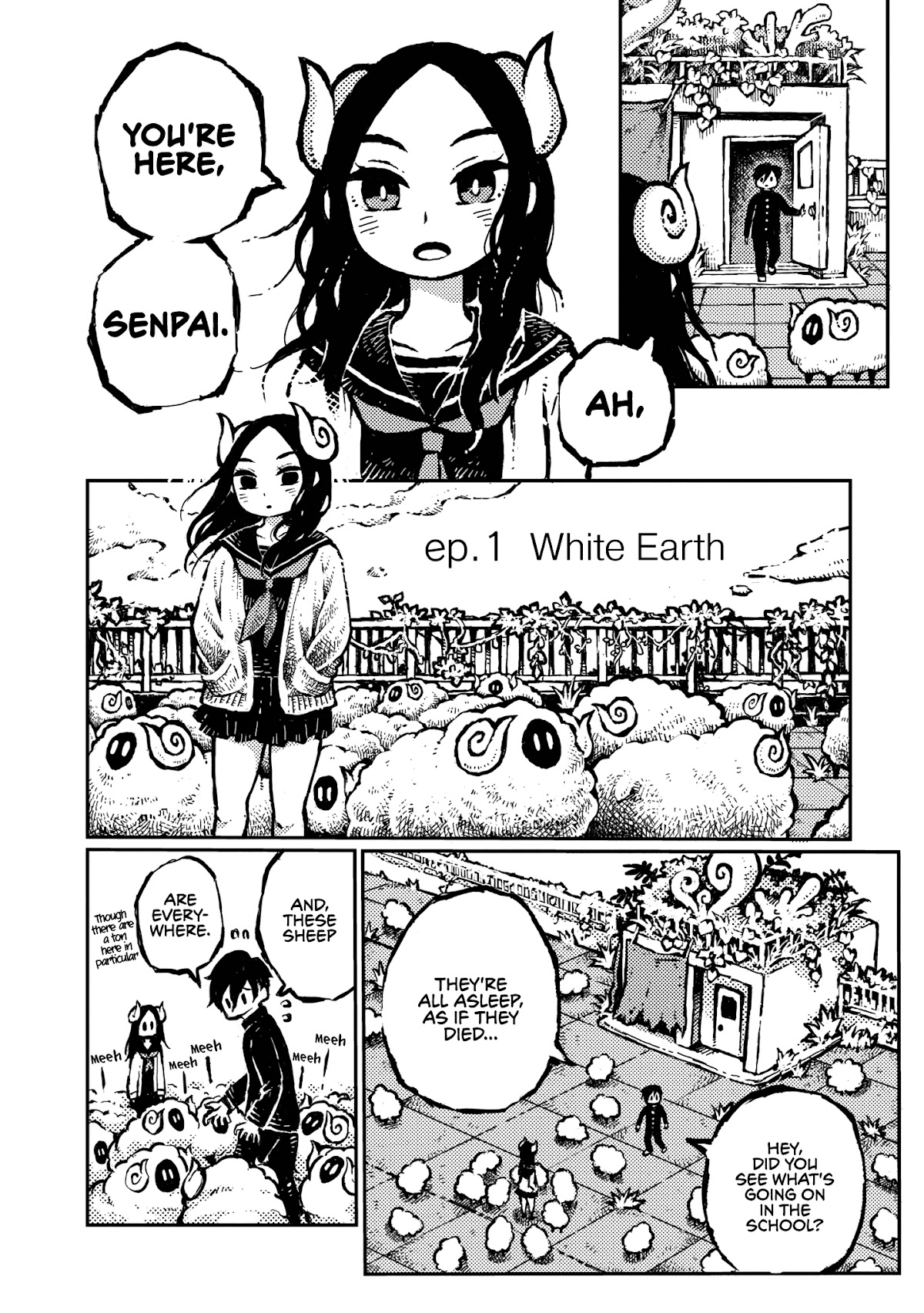 Sheeply Horned Witch Romi Chapter 1 page 5 - Chapter 1: White Earth