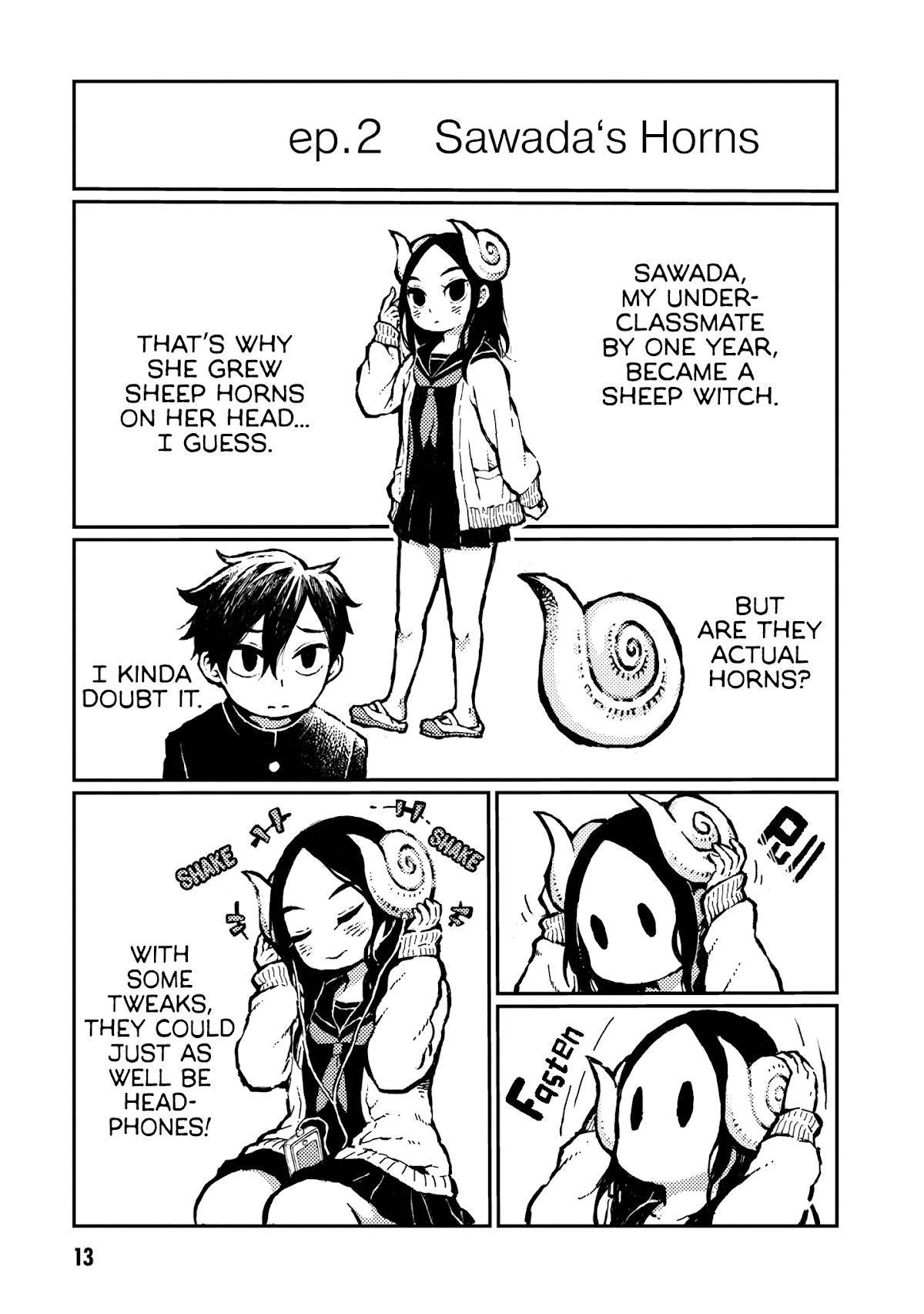 Sheeply Horned Witch Romi Chapter 2 page 1 - Chapter 2: Sawada's Horns