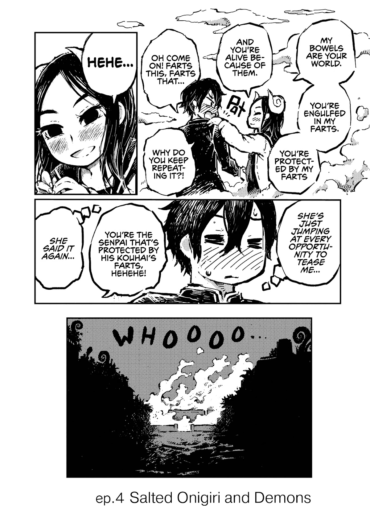 Sheeply Horned Witch Romi Chapter 4 page 14 - Chapter 4: Salted Onigiri and Demons