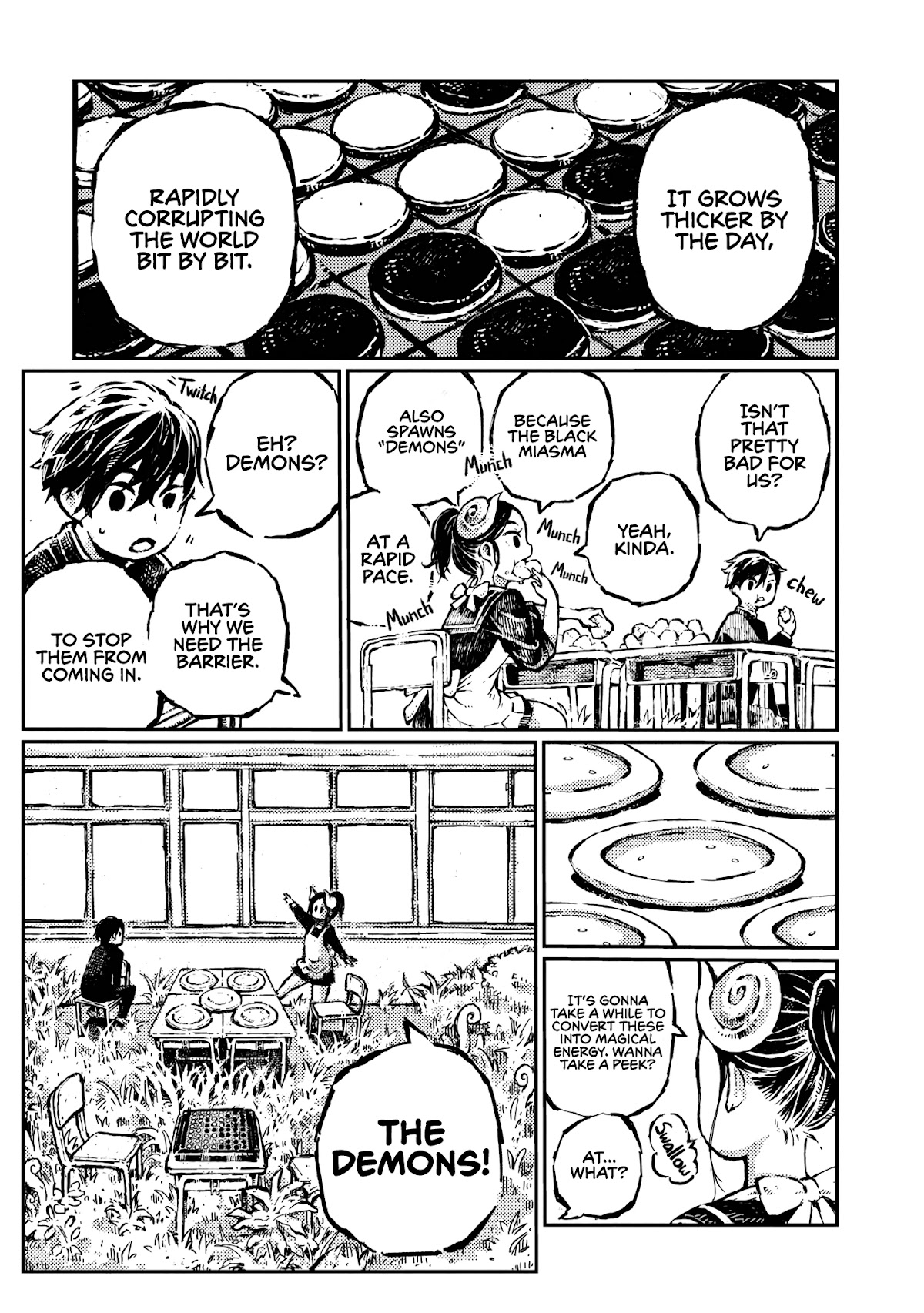 Sheeply Horned Witch Romi Chapter 4 page 3 - Chapter 4: Salted Onigiri and Demons