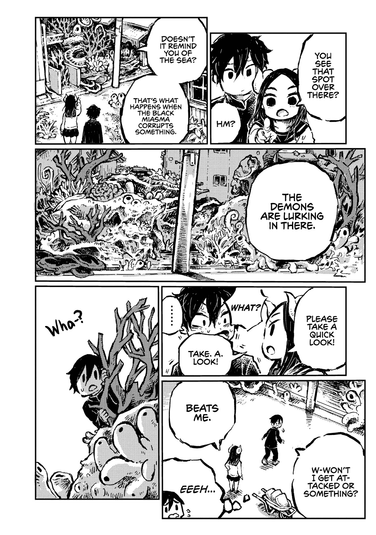 Sheeply Horned Witch Romi Chapter 4 page 6 - Chapter 4: Salted Onigiri and Demons