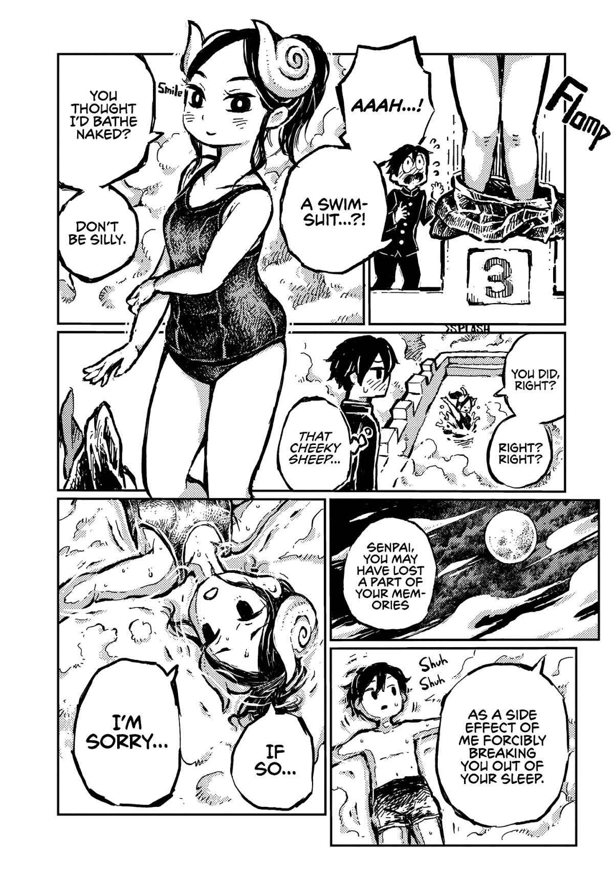 Sheeply Horned Witch Romi Chapter 5 page 4 - Chapter 5: A Comfy Pool