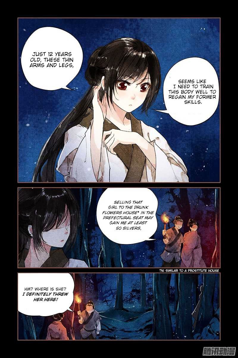 Shen Yi Di Nu Chapter 2 page 3 - Chapter 2 : Purple Lotus in between the brows