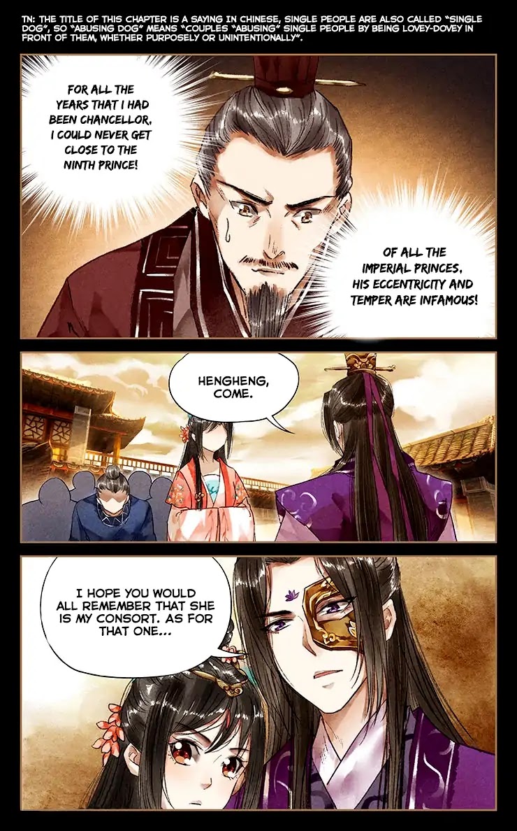 Shen Yi Di Nu Chapter 29 page 3 - Chapter 29: Abusing dog in the public