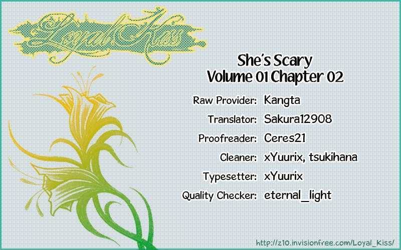 She's Scary Chapter 2 page 1 - Chapter 2