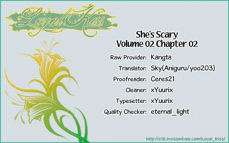 She's Scary Chapter 6 page 1 - Chapter 6