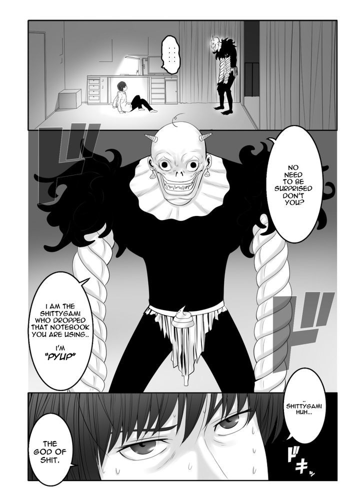 Shet Note Chapter 2 page 4 - Chapter 2 : The "Shittygami"