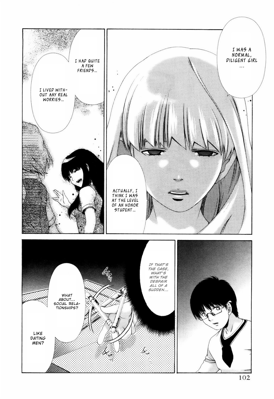 Shi ni Itaru Yamai Chapter 5 page 7 - Chapter 5: Psychological Examination