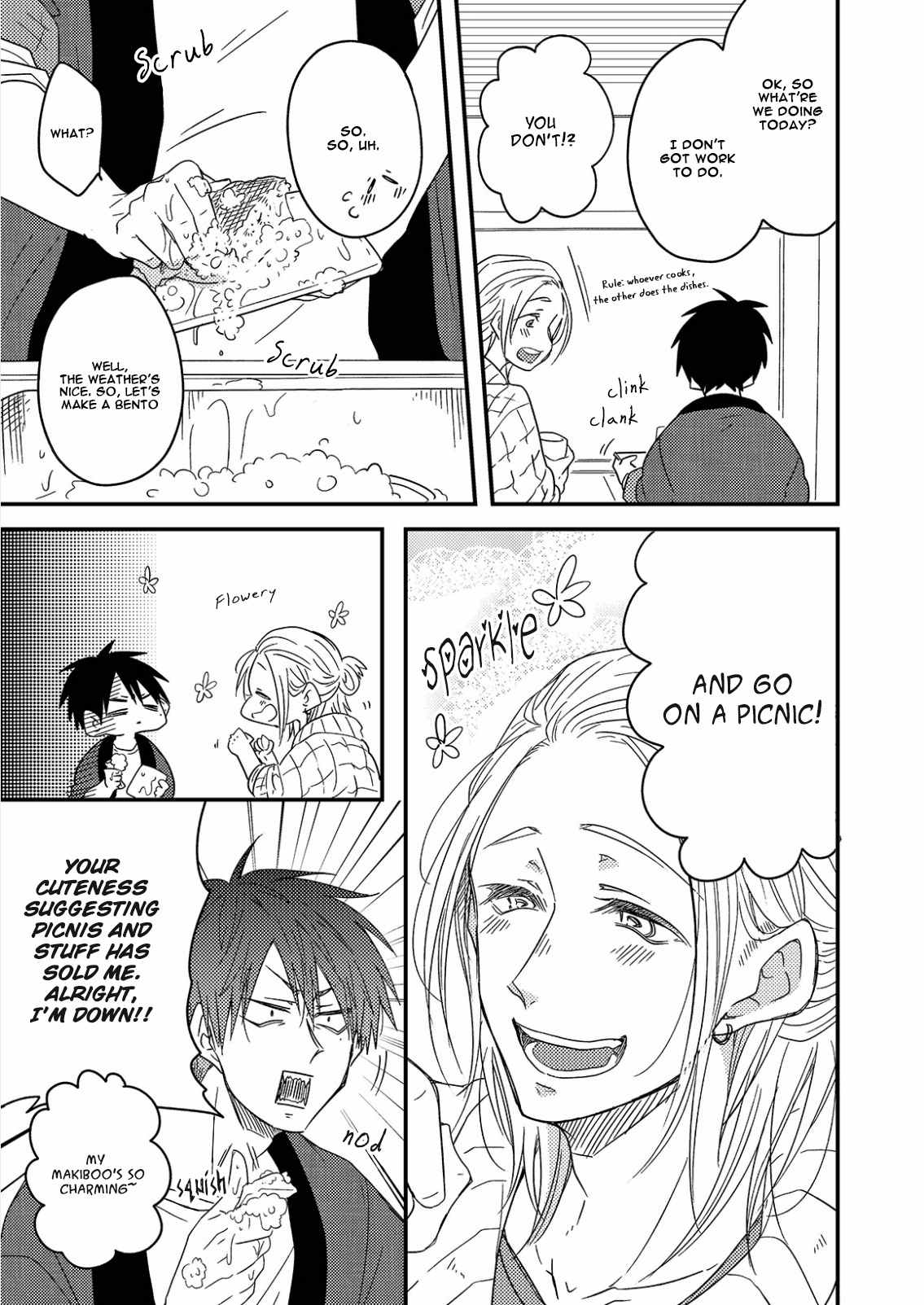 Shiawase Gohan - Maki to Hanazawa Chapter 6 page 10 - Chapter 6